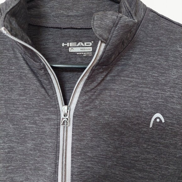 Head Women's Tennis Training Jacket, Heather Grey, Size M - Picture 3 of 5